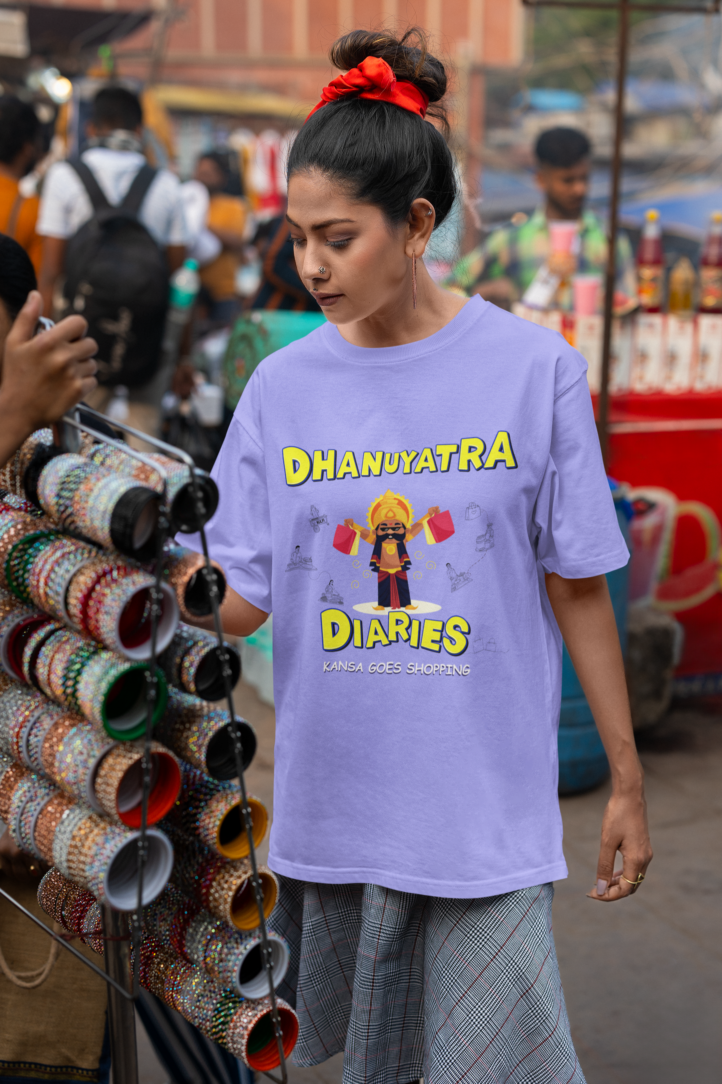 Dhanuyatra Diaries- Oversized Fit (Premium 240 GSM Heavy-Weight T-shirt)