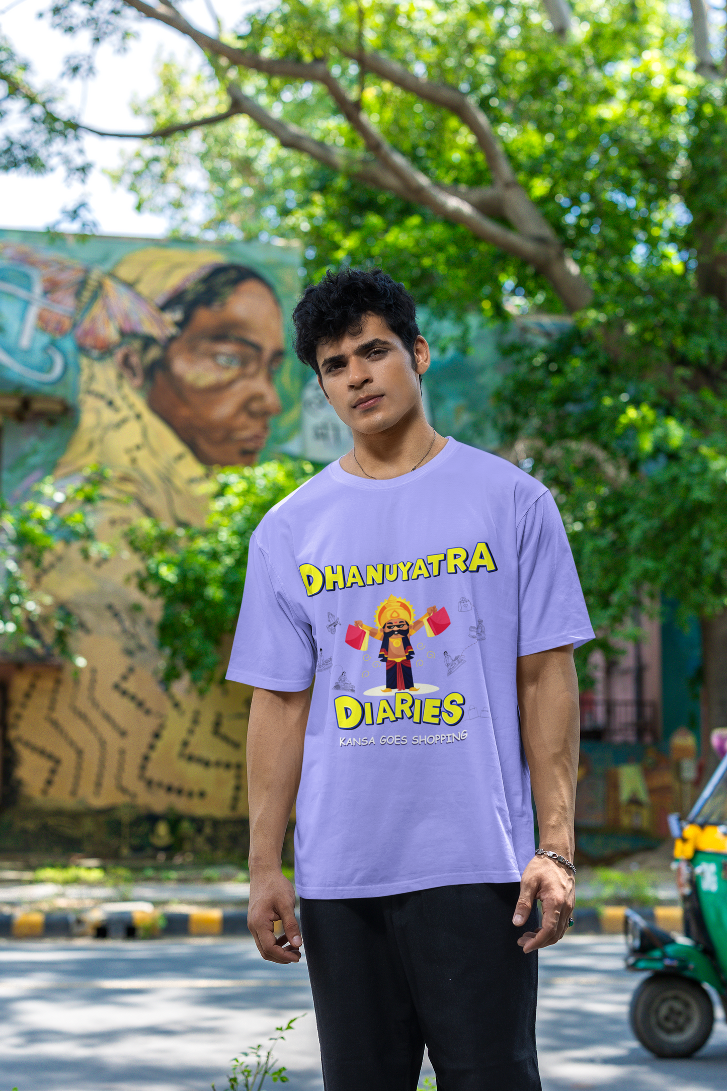 Dhanuyatra Diaries- Oversized Fit (Premium 240 GSM Heavy-Weight T-shirt)