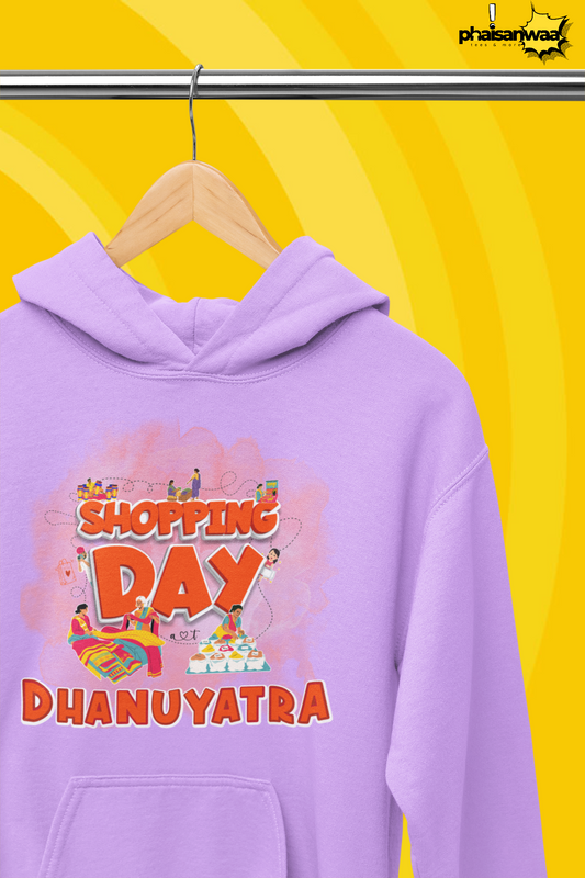 Shopping Day at Dhanuyatra- Oversized Fit (Hoodie)