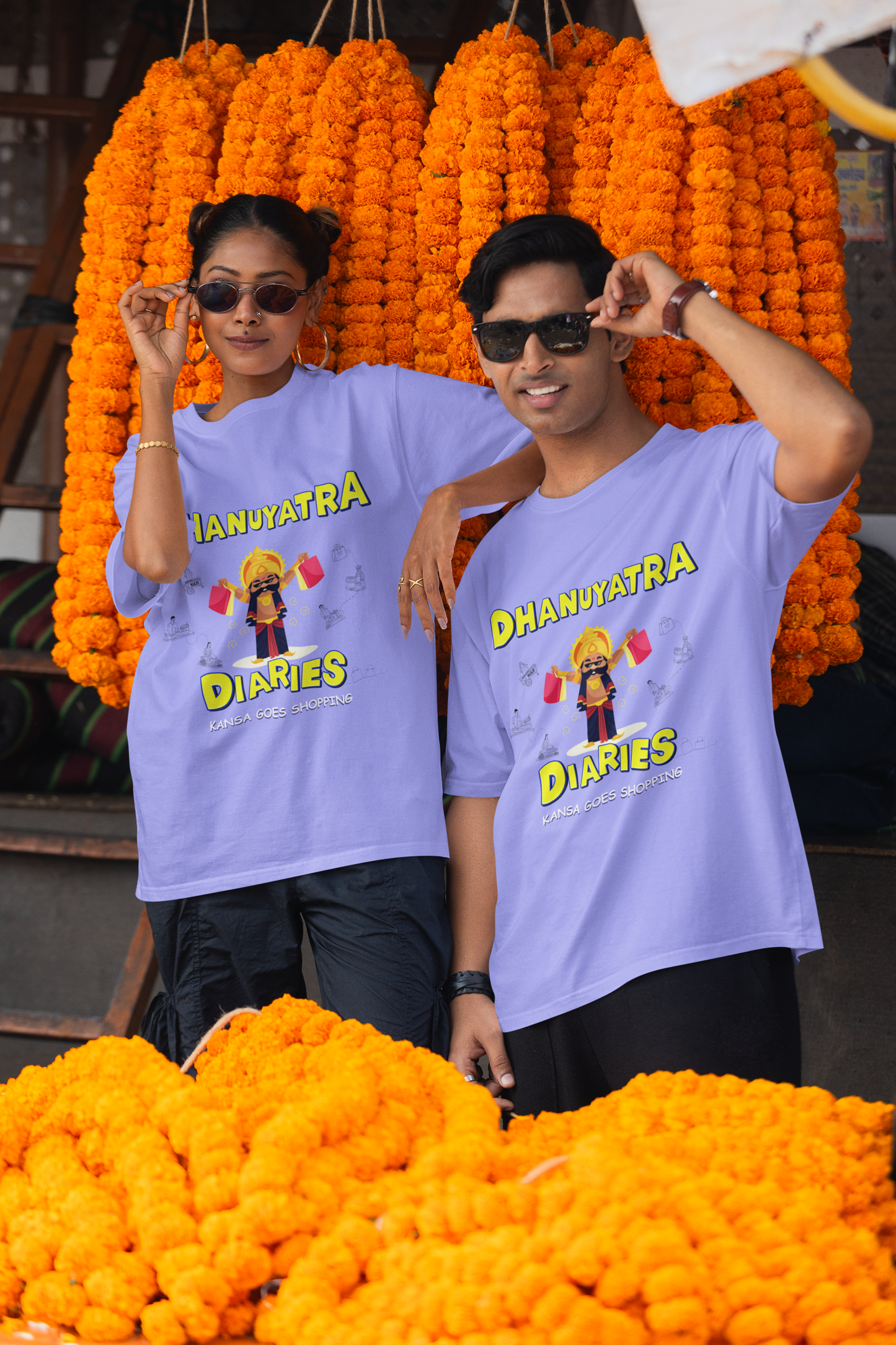 Dhanuyatra Diaries- Oversized Fit (Premium 240 GSM Heavy-Weight T-shirt)