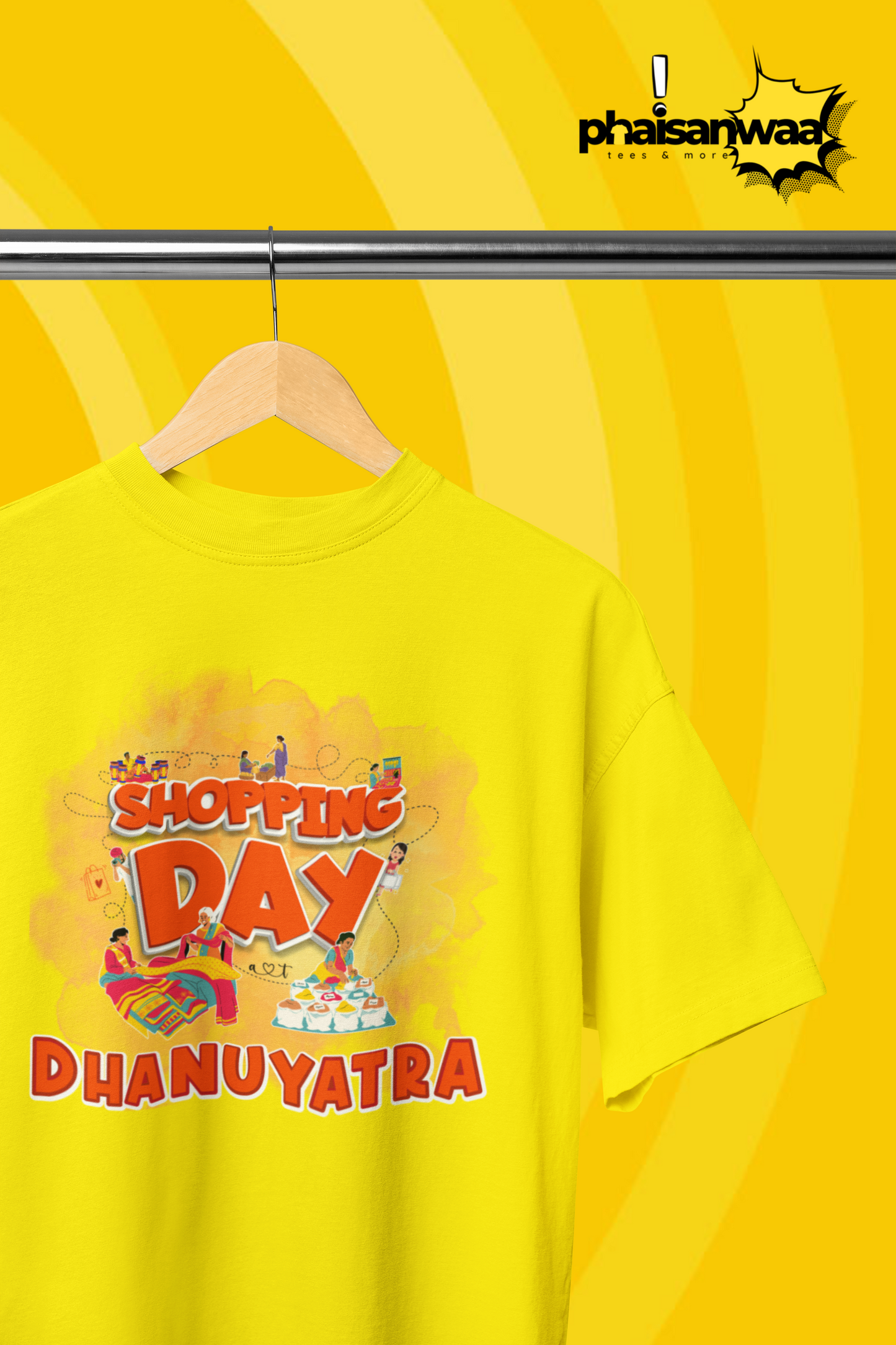 Shopping Day at Dhanuyatra- Regular Fit