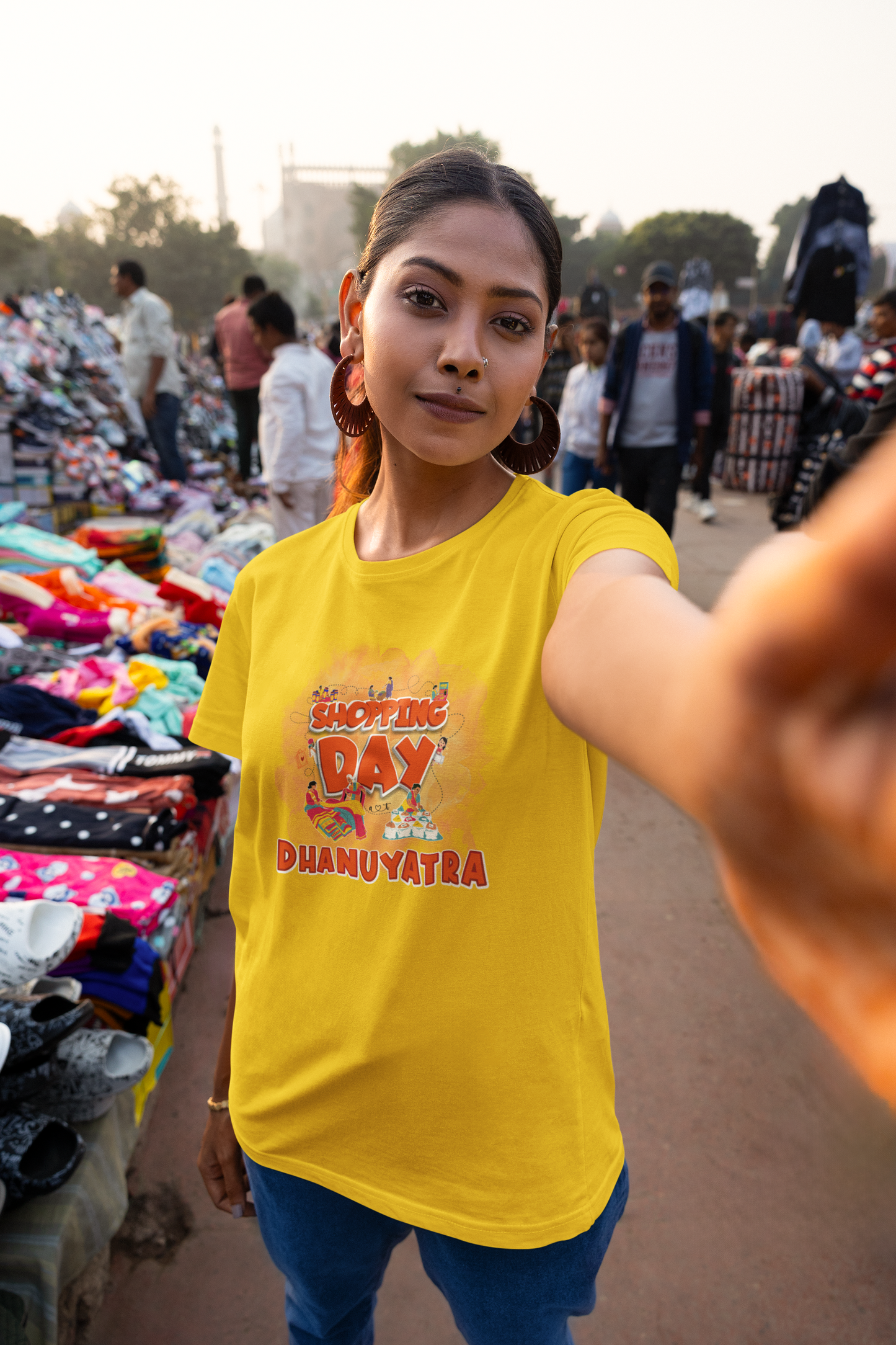 Shopping Day at Dhanuyatra- Regular Fit